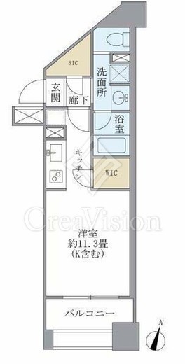 ベリスタ常盤台　208号室　間取り