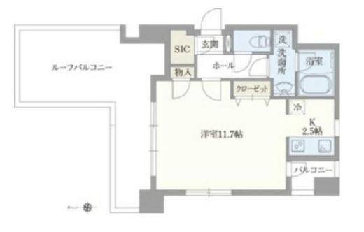 ライトテラス赤羽　1101号室　間取り