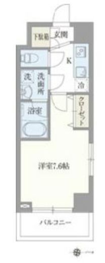 ライトテラス赤羽　505号室　間取り