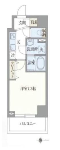 ライトテラス赤羽　903号室　間取り