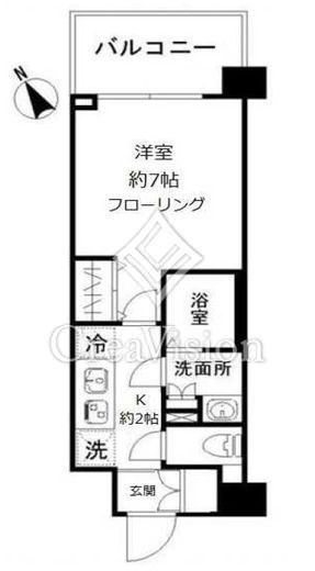 エヌステージ赤羽志茂　611号室　間取り