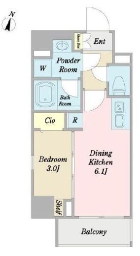 DeLCCS板橋North (デルックス板橋ノース)　504号室　間取り