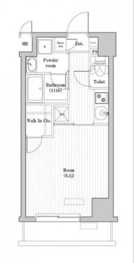 レジデンス北大塚　204号室　間取り