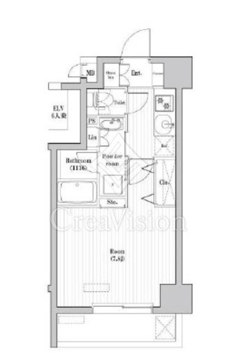 レジデンス北大塚　502号室　間取り