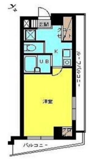 スカイコート目白台　801号室　間取り