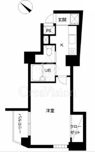 スカイコート目白台　305号室　間取り