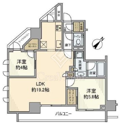 アトラス西日暮里道灌山　901号室　間取り