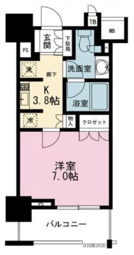 ブランズ文京本郷一丁目　704号室　間取り