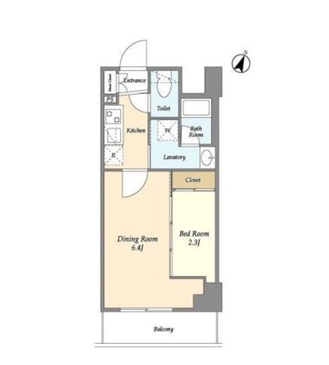 プラート宮坂　204号室　間取り