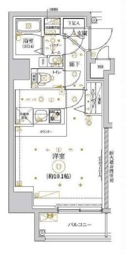 RELUXIA王子 (リルシア王子)　603号室　間取り
