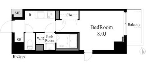 ラティエラ王子飛鳥山　303号室　間取り