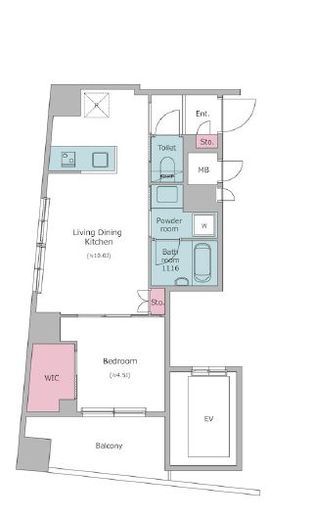クレヴィアリグゼ西巣鴨　301号室　間取り