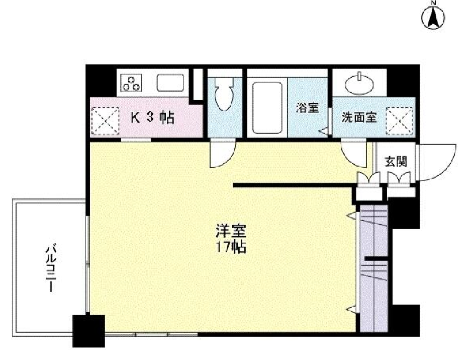 ステラメゾン恵比寿　1001号室　間取り