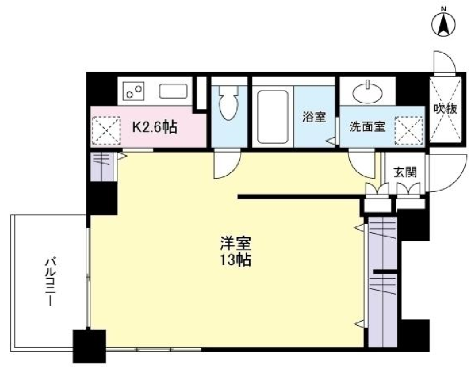スタイリオ恵比寿（旧ステラメゾン恵比寿）　302号室　間取り