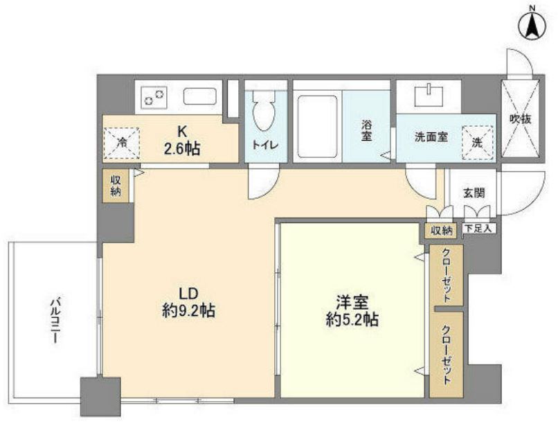 スタイリオ恵比寿（旧ステラメゾン恵比寿）　302号室　間取り