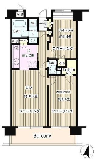 TRIADE (トリアード)　703号室　間取り