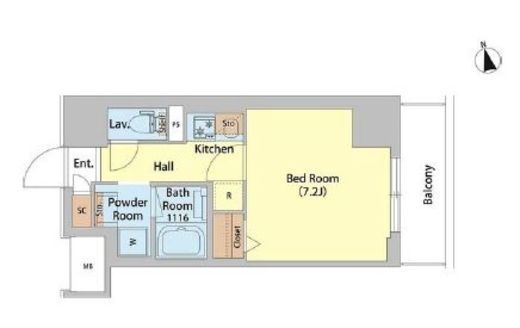 SAION町屋　204号室　間取り