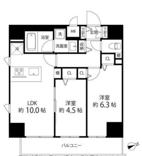 SAION町屋　903号室　間取り