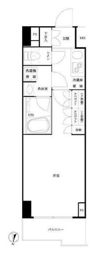 ルーブル池袋弐番館　408号室　間取り