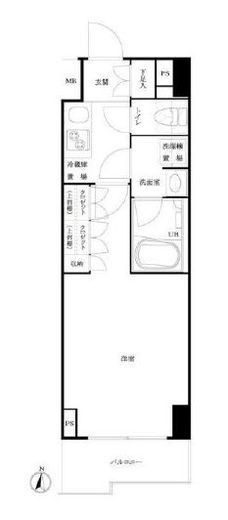 ルーブル池袋弐番館　503号室　間取り