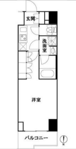 ルーブル池袋弐番館　909号室　間取り
