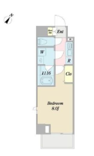 DeLCCS板橋South (デルックス板橋サウス)　201号室　間取り