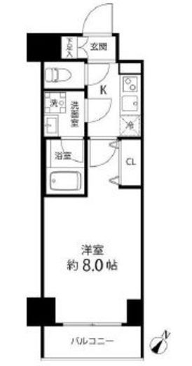 DeLCCS板橋South (デルックス板橋サウス)　702号室　間取り
