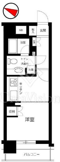 藤和シティホームズ文京音羽　602号室　間取り