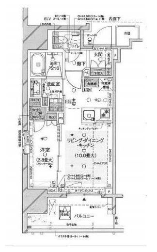 ルジェンテ駒込六義園リビオレゾン　901号室　間取り