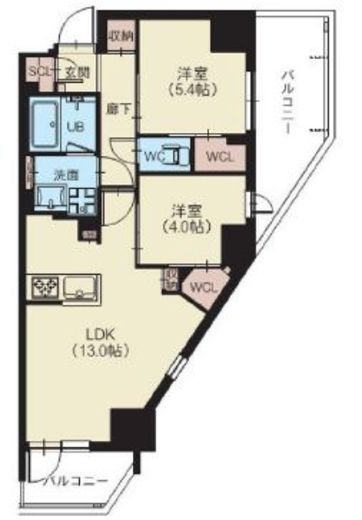 スプランディッド西日暮里　706号室　間取り