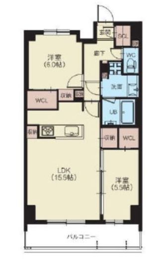 スプランディッド西日暮里　904号室　間取り