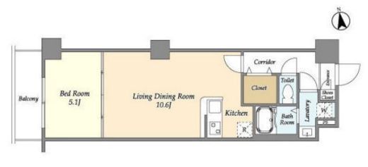 アルファコート西新井　302号室　間取り