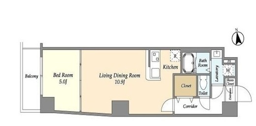 アルファコート西新井　401号室　間取り