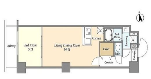 アルファコート西新井　503号室　間取り