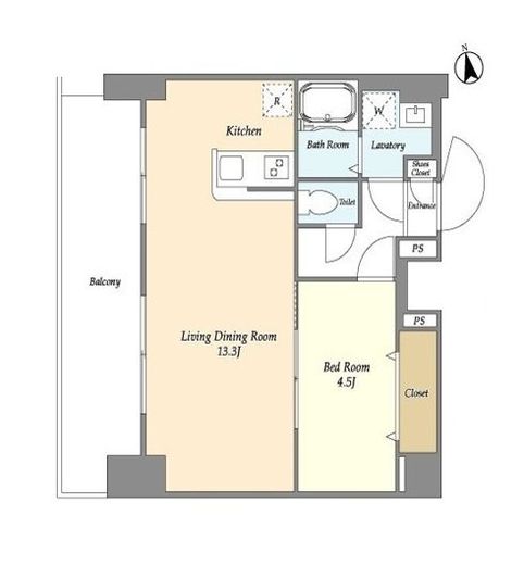 アルファコート西新井　701号室　間取り