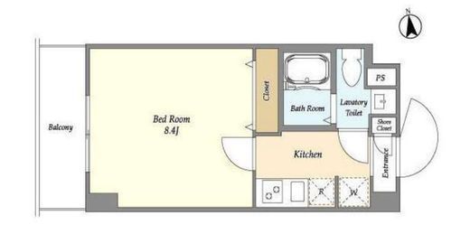 アルファコート西新井　505号室　間取り