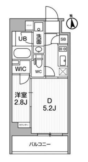 ALTERNA東池袋 (オルタナ東池袋)　308号室　間取り