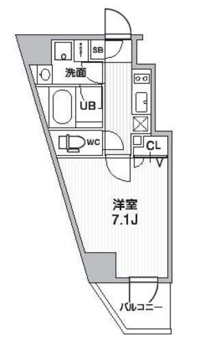 ALTERNA東池袋 (オルタナ東池袋)　412号室　間取り