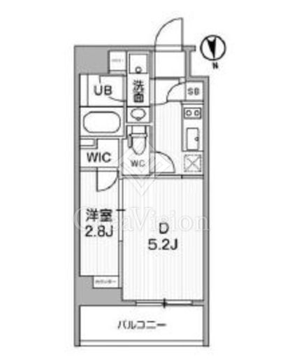 ALTERNA東池袋 (オルタナ東池袋)　504号室　間取り