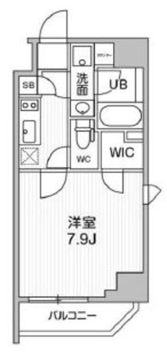 ALTERNA東池袋 (オルタナ東池袋)　507号室　間取り