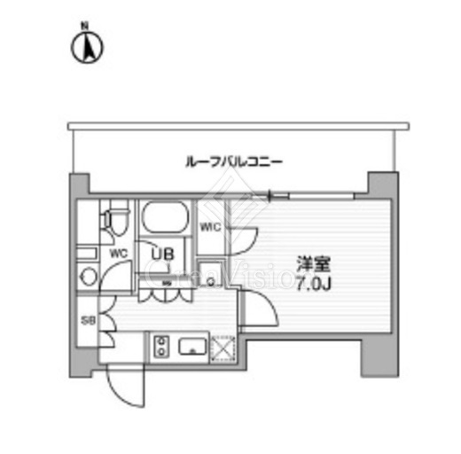 ALTERNA東池袋 (オルタナ東池袋)　802号室　間取り