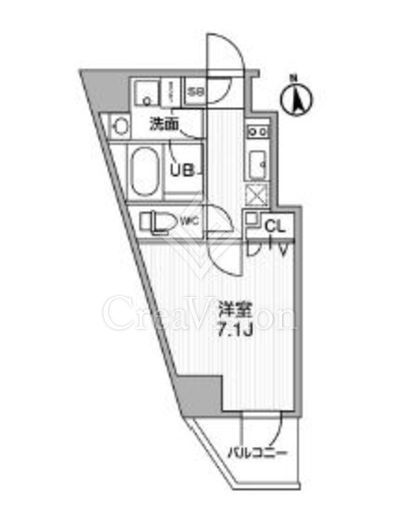 ALTERNA東池袋 (オルタナ東池袋)　809号室　間取り