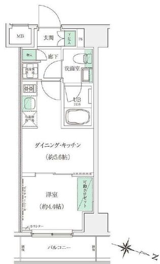 ＳＴＡＮＤＺ板橋本町　902号室　間取り