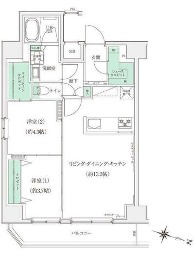 STANDZ板橋本町 (スタンズ板橋本町)　903号室　間取り