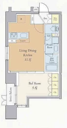 クレストコート西巣鴨　101号室　間取り