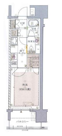 ザ・パークハウス板橋大山　203号室　間取り