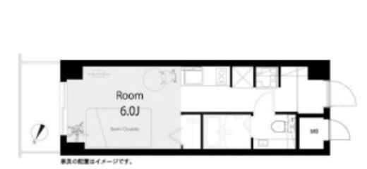 東急ドエルアルス音羽Ⅱ　313号室　間取り