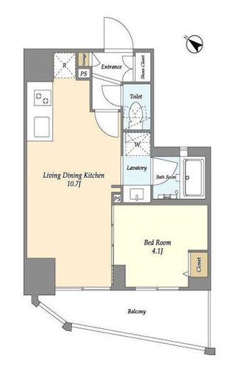 グランカーサ板橋本町　801号室　間取り