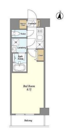 La Douceur赤羽 (ラドゥセール赤羽)　302号室　間取り