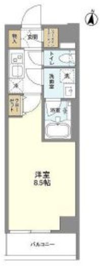 La Douceur赤羽 (ラドゥセール赤羽)　204号室　間取り